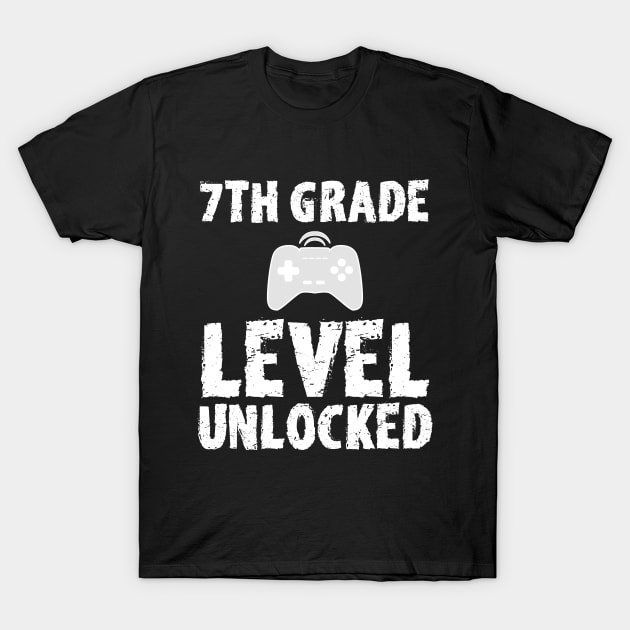 7th Grade Level Unlocked T-Shirt by mareescatharsis